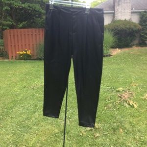 NWT Windsor Faux black leather pï'ants with pockets